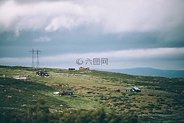 自然,景觀,家庭