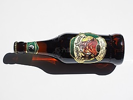 啤酒,啤酒瓶,姜汁啤酒的胡子