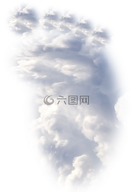 孤立,云,天空