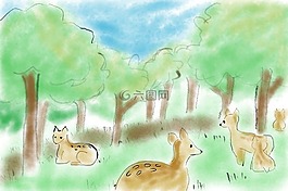 動物,親愛的,卡通