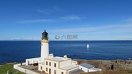 燈塔,船舶,海