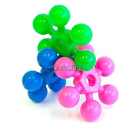 孩子的玩具,多彩,孤立
