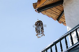 天空,藍(lán)色,云