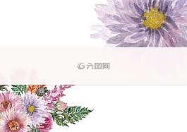 鮮花,蠟筆,空白