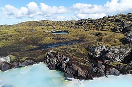 冰岛,蓝色泻湖,水