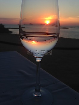 酒,玻璃,酒杯