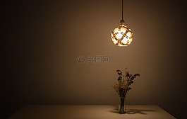 燈具,花,裝飾