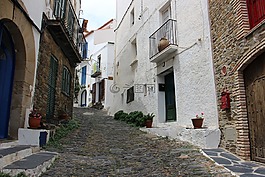 離,步行,路