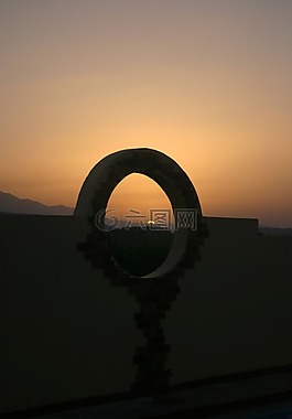 克里特島,希臘,日落