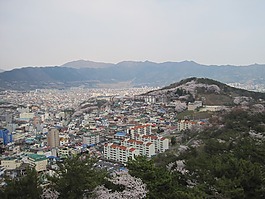 海市城市,韓國(guó),山