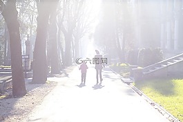 孩子,媽媽,母親