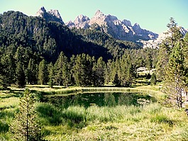 benasque山谷,山,比利牛斯