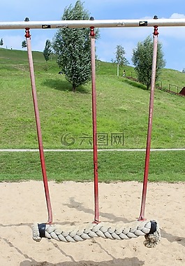 擺動(dòng),游樂(lè)場(chǎng),綠色