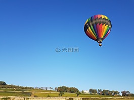 热气球,里昂,alti-梦