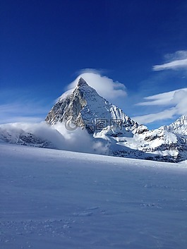 雪,冬天,山