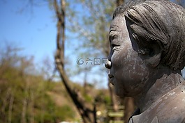 雕像,雕塑,展覽