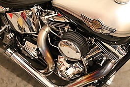 哈雷,摩托車,斬波器