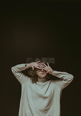 人,女子,肖像