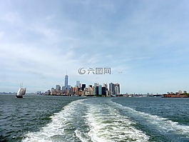紐約,美國,小船