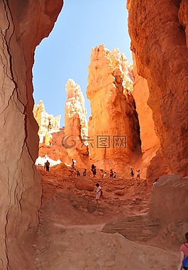布萊斯峽谷,山,洞穴