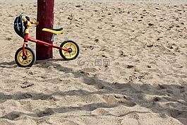 兒童自行車,自行車,沙