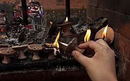 宗教,火,蠟燭