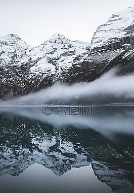 自然,山,反思