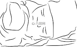 嬰兒,肖像,線