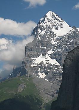 瑞士,山,公路