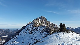 rohnenspitze,阿爾高,冬天
