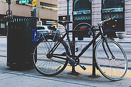 城市,街,自行車