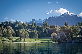 景觀,山,天空