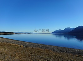 水,景觀,湖