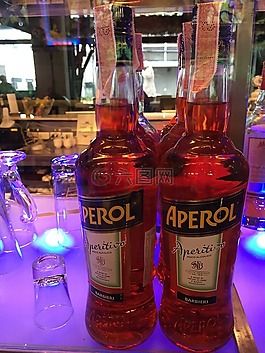 aperol,瓶,飲料