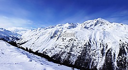 陽光,山,奧地利