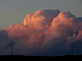 云,風(fēng)電,windr?der