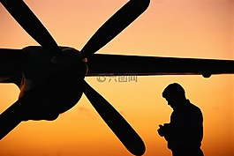 直升機(jī),天空,螺釘