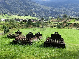 墳場,墳墓,老