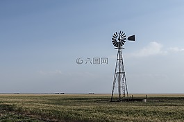 風車,西方,德州
