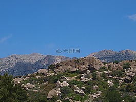 山,克里特島,景觀