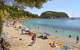 希臘,skopelos,海灘