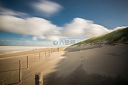 海灘,沙,沙丘