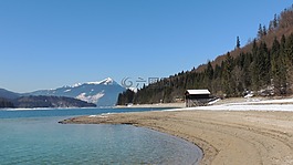walchensee,湖,水
