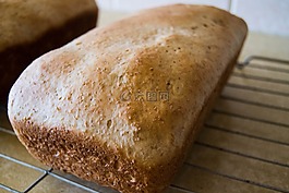 面包,烘烤,食品
