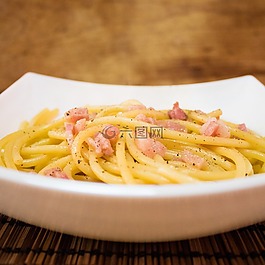 意大利面,食品,晚餐