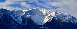 雪山,雪,冰