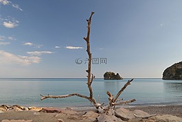 海,島,海灘