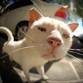 猫,动物,表情