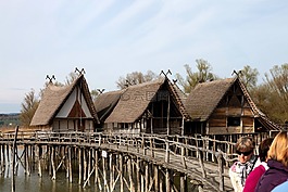 棚屋,unteruhldingen,博登湖