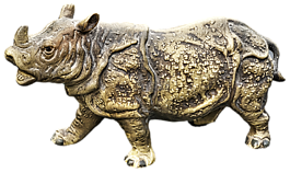 犀牛,數(shù)字,陶瓷